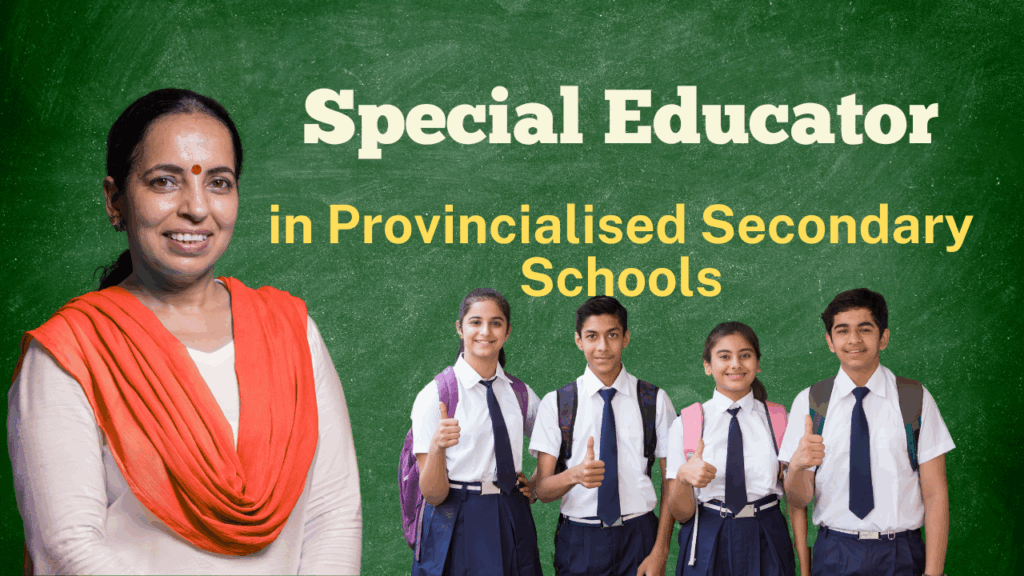 Special Educators in Secondary School | Apply for 59 Special Educator in Secondary Schools 1 Special Educators in Secondary School