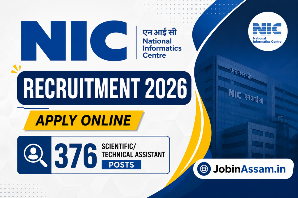 NIC Recruitment 2026 – Apply Online for 376 Scientific/Technical Assistant Posts 1 NIC Recruitment 2026