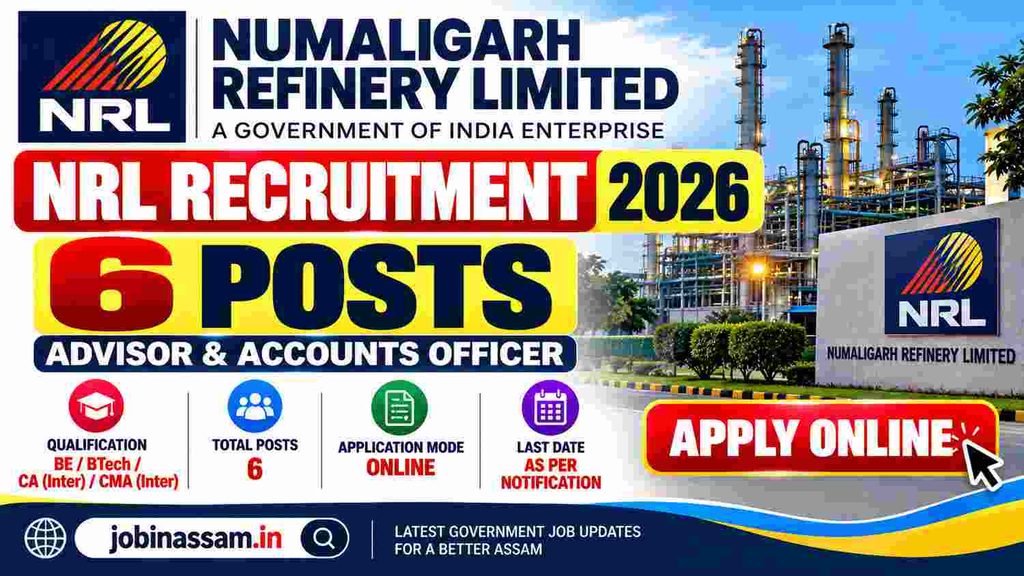 NRL Recruitment 2026 | Apply Now for 6 Advisor & Accounts Officer Posts 1 NRL Recruitment 2026